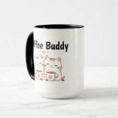 Coffee Buddy Katzenbecher Tasse (Vorderseite Links)