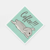 Coffee bunny serviette (Ecke)
