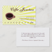 Coffee Burst Drink Punch / Loyalty Card Treuekarte (Vorne/Hinten)