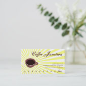 Coffee Burst Drink Punch / Loyalty Card Treuekarte (Stehend Vorderseite)