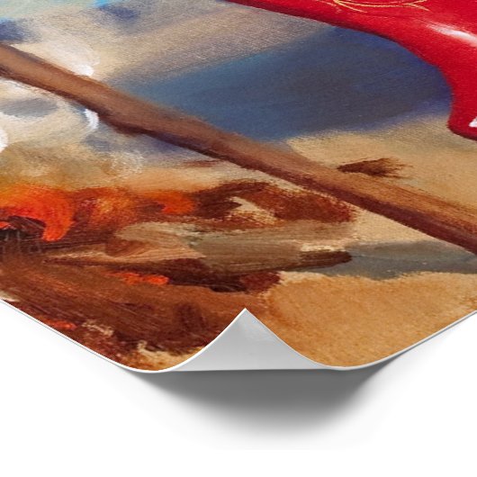 Coffee Button Up Poster (Ecke)