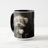 Coffee Buzz Hund Tasse (Vorderseite Links)