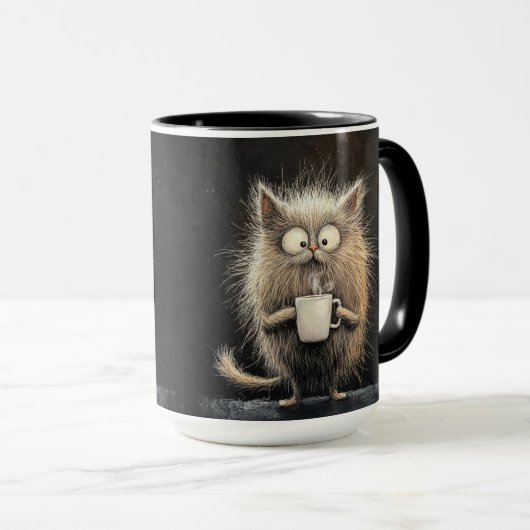Coffee Buzz Kitty Tasse (VorderseiteRechts)