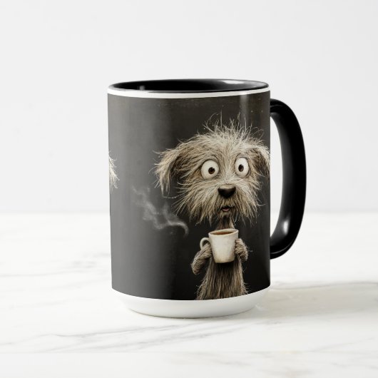 Coffee Buzz Welpe Tasse (VorderseiteRechts)