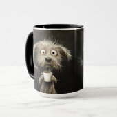 Coffee Buzz Welpe Tasse (Vorderseite Links)