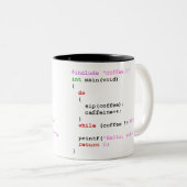 Coffee.c Programmierung Zweifarbige Tasse (VorderseiteRechts)