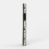 Coffee & Café Doodle Pattern –Cute Hand Drawn Food Case-Mate iPhone Hülle (Hinten/Rechts)