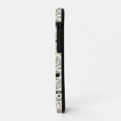 Coffee & Café Doodle Pattern –Cute Hand Drawn Food Case-Mate iPhone Hülle (Hinten/Links)