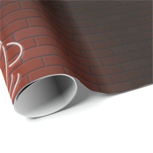 Coffee Café Neon Sign Geschenkpapier (Rolleneckpunkt)