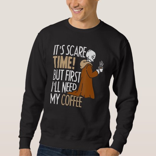 Coffee Caffeine Cafe Roasting Barista Coffee Hallo Sweatshirt (Vorderseite)