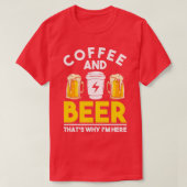 Coffee Caffine Caf Espresso Cappuccino T-Shirt (Design vorne)