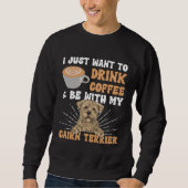 Coffee Cairn Terrier Sweatshirt (Vorderseite)