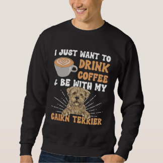Coffee Cairn Terrier Sweatshirt