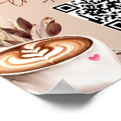 Coffee Capture wih love Poster (Ecke)