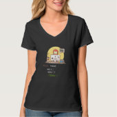 Coffee Cat IT Programmcode Programmer Coder Comput T-Shirt (Vorderseite)