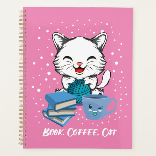 Coffee Cat Planner Planer (Vorderseite)