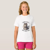 Coffee Cat Wisdom T-Shirt (Vorne ganz)