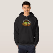Coffee Charging  Battery Cup Retro Graphic Plus Si Hoodie (Vorne ganz)