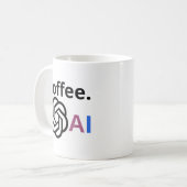 coffee.chatGpt AI Kaffeetasse (Vorderseite Links)