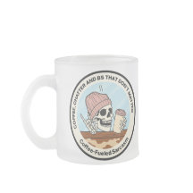 Coffee Chatter & BS Frosted Mug