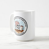 Coffee Chatter & BS Mug Kaffeetasse (Vorderseite Links)