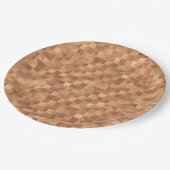 Coffee Chic Party Plates: Disposable Elegance Pappteller (Schrägansicht)
