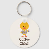 Coffee Chick Schlüsselanhänger (Vorderseite)