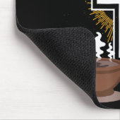 Coffee Christ Offers Forgiveness For Everyone Ever Mousepad (Ecke)