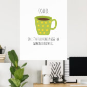 COFFEE Christian Design Poster (Heimbüro)