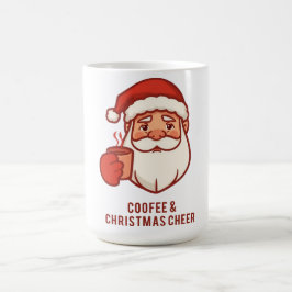 Coffee & Christmas Cheer Santa Mug Kaffeetasse