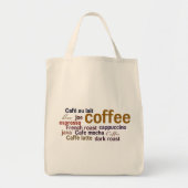 Coffee Cloud Shopping Tasche (Vorne)