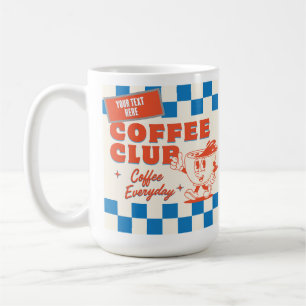Coffee Club Cartoon – Liebenswerter maßgeschneider Kaffeetasse