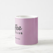 Coffee Club Tasse - lila Ober (Mittel)