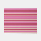 Coffee color stripes Door Mat Fußmatte (Vorderseite)
