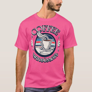 Coffee Connoisseur Cool Blue Coffee Design für all T-Shirt