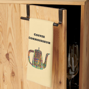 Coffee Connoisseur Floral Coffee Pot Geschirrtuch