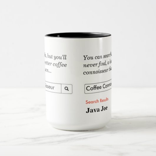 Coffee Connoisseur Tasse (Zentrum)