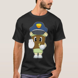 Coffee Cop Whistle Police T-Shirt