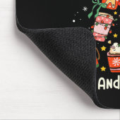 Coffee Coquette Bow Xmas Tree Christmas Scy Caffei Mousepad (Ecke)