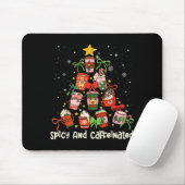 Coffee Coquette Bow Xmas Tree Christmas Scy Caffei Mousepad (Mit Mouse)