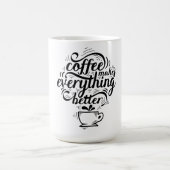 Coffee Creativity Motivation Quote Typography  Kaffeetasse (Mittel)