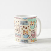 Coffee Cuddles Cute Classic Mug, 11 oz Coffee Mug Kaffeetasse (VorderseiteRechts)