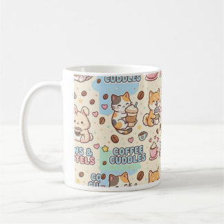 Coffee Cuddles Cute Classic Mug, 11 oz Coffee Mug Kaffeetasse
