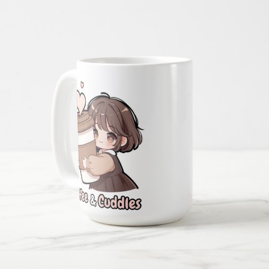 Coffee & Cuddles Kaffeetasse (Vorderseite Links)