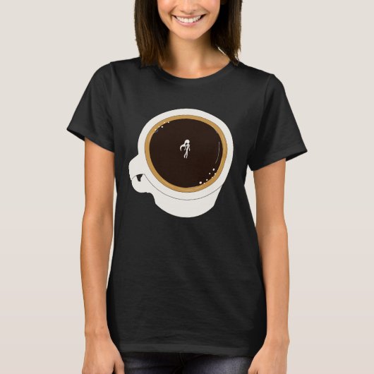Coffee Cup Diver T-Shirt (Vorderseite)