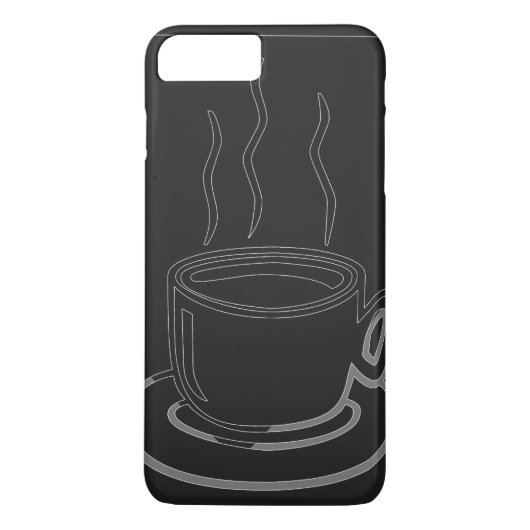 Coffee Cup Graphic Art Case-Mate iPhone Hülle (Rückseite)