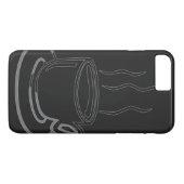 Coffee Cup Graphic Art Case-Mate iPhone Hülle (Rückseite (Horizontal))