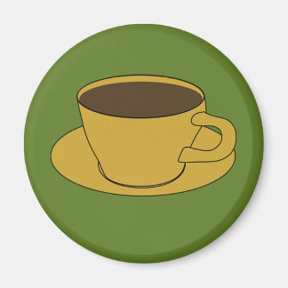 Coffee Cup Kühlschrank Magnet der 70er Jahre
