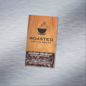 Coffee | Cup of Java | Kaffeebohnen Magnetische Visitenkarte (Beispiel)