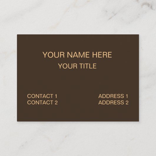 Coffee Cup Pattern Cafe Visitenkarte (Rückseite)